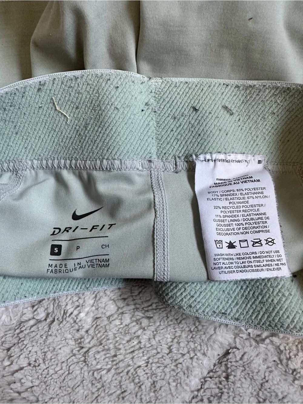 *FLAWED* Nike | Mint Nike Pro Compression Shorts | Size Small